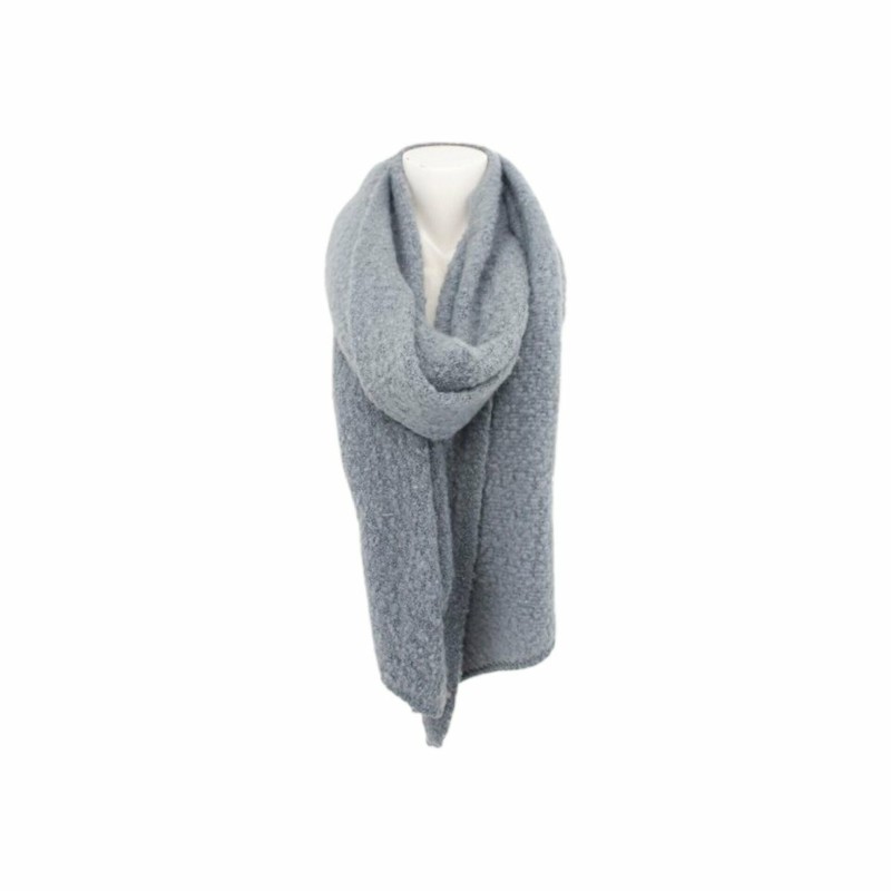 Winter Damen Schal Trapez » Bouclé Damenschal 200x40 cm » Winterschal Trapezschal » Alpaca Touch-Feeling | weich & flauschig