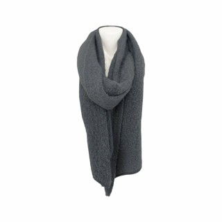 Winter Damen Schal Trapez » Bouclé Damenschal 200x40 cm » Winterschal Trapezschal » Alpaca Touch-Feeling | weich & flauschig