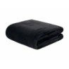 Couchdecke XL » Kuscheldecke 150 x 200 cm » hochwertige Flanelldecke » Microfaser Wohndecke » Tagesdecke Flanell - Schwarz