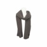 Herren Schal Alpaka Touch » Gerippter Herrenschal mit Wendeoptik » Winter Halstuch Doppelseitig » Strickschal 180x21cm - Taup