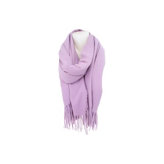 Damenschal Soft Cashmera » Fransenschal 180 x 70 cm » Winter Damen Schal » Herbst / Winter Schal - Lila