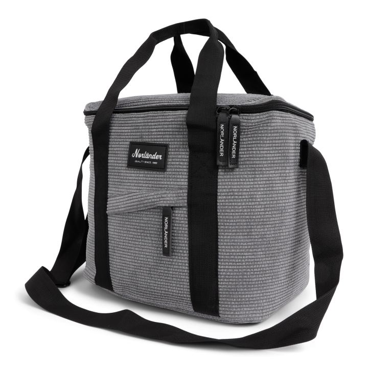 Kühltasche » Gefriertasche » isolierte Picknick Tasche in Cord Optik » Isoliertasche » Kleine Kühlbox mit Henkel und Schulter