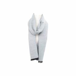 Winter Herren Schal 'Herringbone' » Soft Cashmera Herrenschal | Winterschal 180x30 cm - Hellgrau
