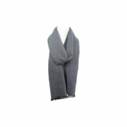 Winter Herren Schal 'Herringbone' » Soft Cashmera Herrenschal | Winterschal 180x30 cm - Dunkelgrau