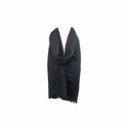 Winter Herren Schal 'Herringbone' » Soft Cashmera Herrenschal | Winterschal 180x30 cm - Schwarz