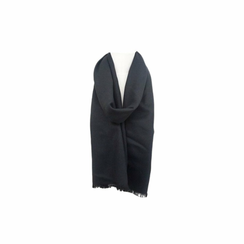 Winter Herren Schal 'Herringbone' » Soft Cashmera Herrenschal | Winterschal 180x30 cm - Schwarz