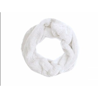 Loop Schal Damen » Teddy Winterschal Kunstpelz » dicker Winterschal » Damenschal warm & weich - Creme