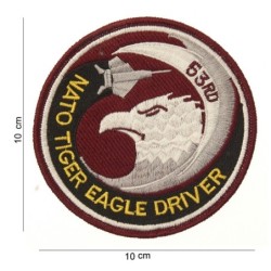 Aufnäher NATO Tiger Eagle Driver mehrfarbig 10 x 10 selbstklebend