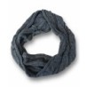 Loop Schal » Winter Damenschal » Strickschal » Damen Schal mit Strickmuster - Dunkelgrau