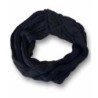 Loop Schal » Winter Damenschal » Strickschal » Damen Schal mit Strickmuster - Schwarz