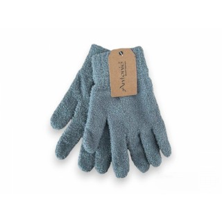 Günstige Winter Damen Handschuhe » weiche Fingerhandschuhe » Strickhandschuhe Magic Dunkel Kollektion - Hellgrau