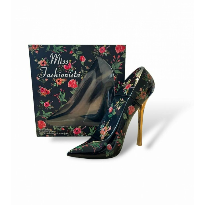 Damen Parfüm » Stiletto mit Blumenmuster 100 ml Eau de Parfum | Tiverton Miss Fashionista Black