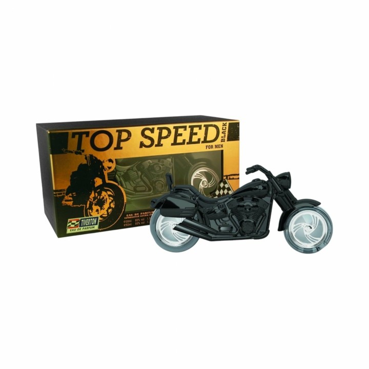 Herren Parfüm 'Harley' » Motorrad I 30 ml + 50 ml in 2 Duftnoten » Eau de Toilette » Tiverton Top Speed Schwarz