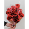 Baderosen Strauß » Set 10 x Bade Rosen » Badekonfetti mit Rosen Duft » Seifenrosen » Blumenstrauß - Rot