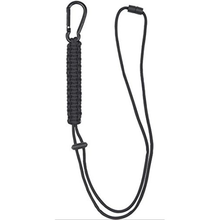 Paracord Lanyard schwarz