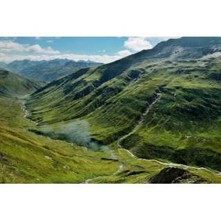 Gletscher, Dampf und Alpenpässe