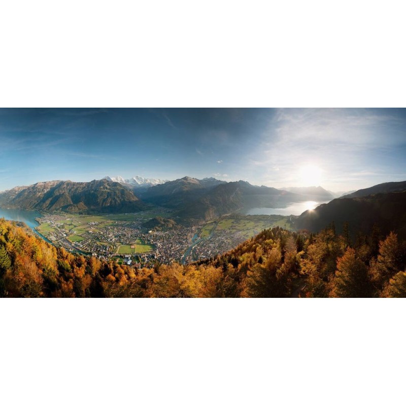 Die Schweiz mit Panoramablick