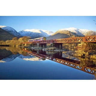 Bahn-Wandern in Schottland