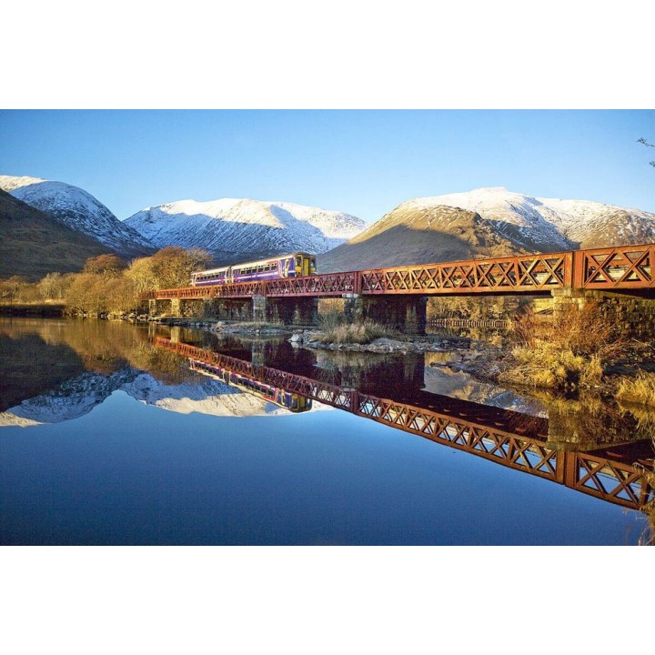 Bahn-Wandern in Schottland