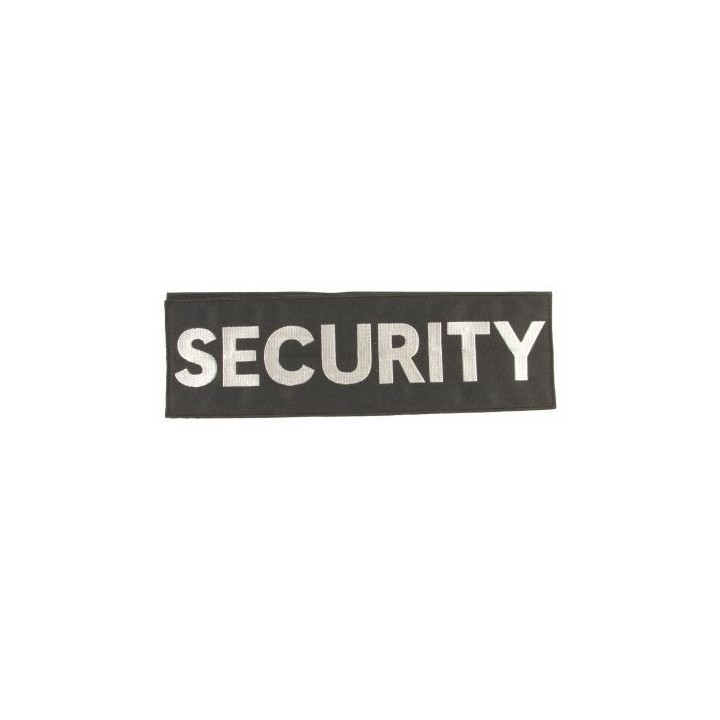 Klettpatch No.2022 Security schwarz/weiß 5 x 10