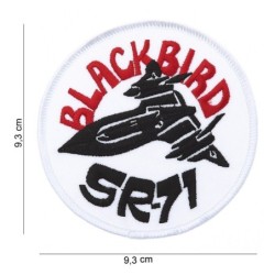 Aufnäher Euro Blackbird SR-71 bunt 9,3 x 9,3 selbstklebend