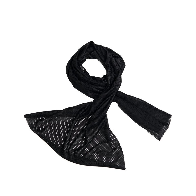 Mesh Netzschal schwarz 190 x 50 cm Restposten