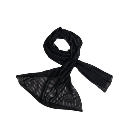 Mesh Netzschal schwarz 190 x 50 cm Restposten