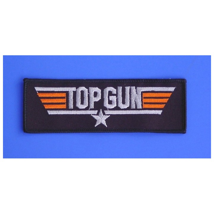 Abzeichen Textil US Top Gun 2-farbig
