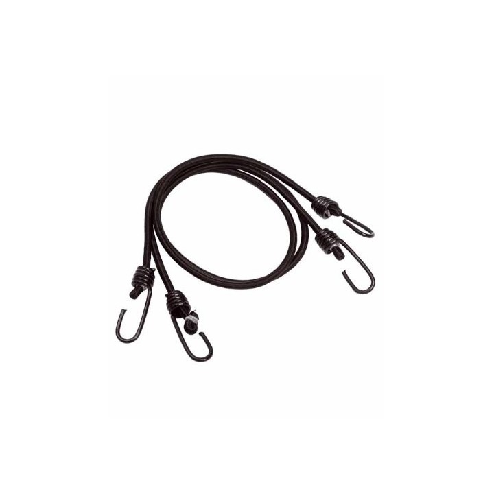 2 Stück Expanderschnur 75cm mit Haken schwarz 2,48€/Stück