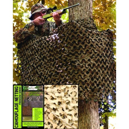 3 x 6 m Tarnnetz Basic Mil desert 18,0m² - 4,72 €/m²