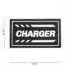 Klett Patch 3D PVC No.19038 Charger schwarz 4,1 x 7,4