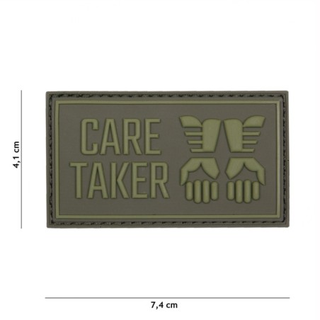 Klett Patch 3D PVC No.19031 Care Taker grün 4,1 x 7,4