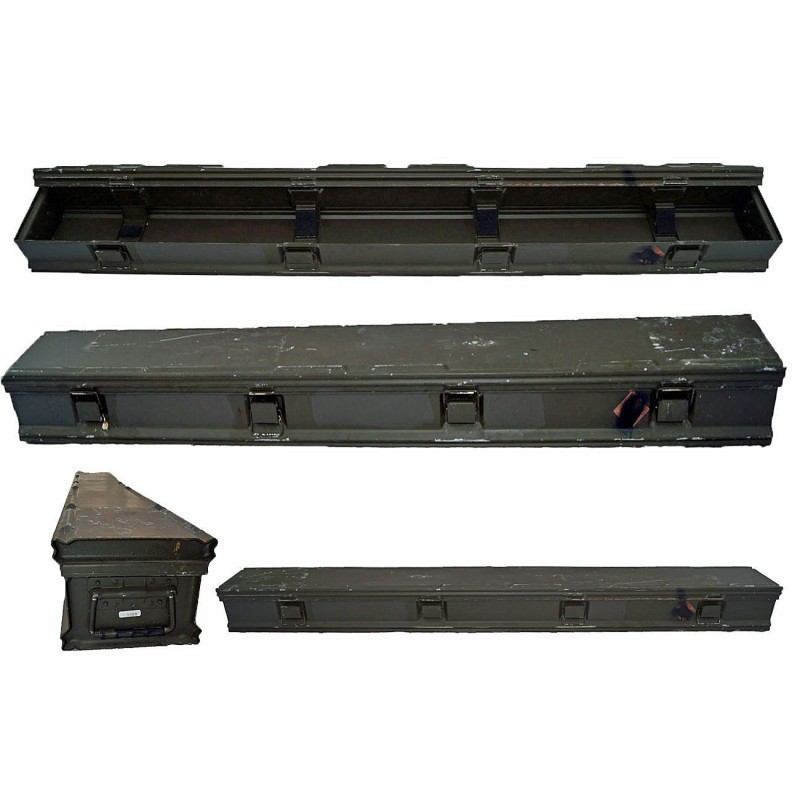 Transportkiste Metallkiste oliv gebraucht 187 x 21,5 Versand mit GLS