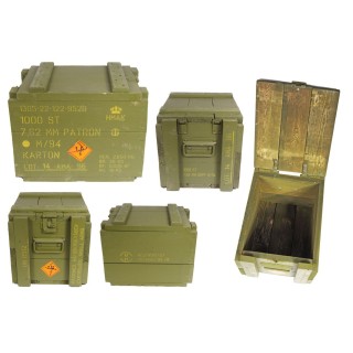 Transportkiste Holzkiste UN012 oliv Typ C gebraucht 36 x 27 x 27,5