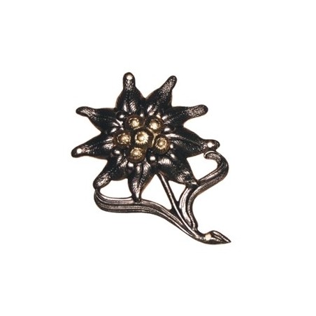 Bundeswehr Barettabzeichen Metall Edelweiss