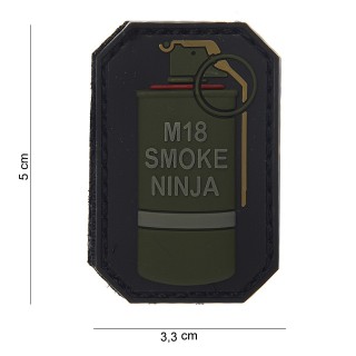 Klett Patch 3D No.13003 M18 Smoke Ninja 5 x 3,3 Restposten