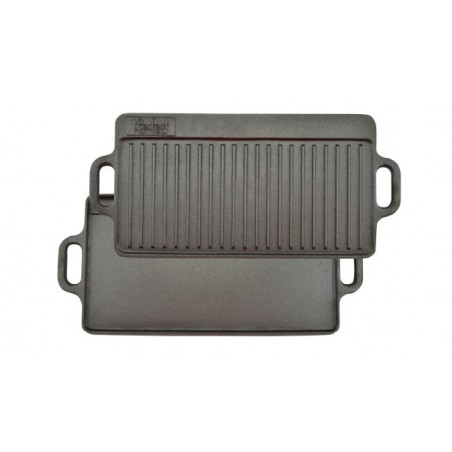 Grillpfanne Grillplatte Gußeisen 51 x 24cm