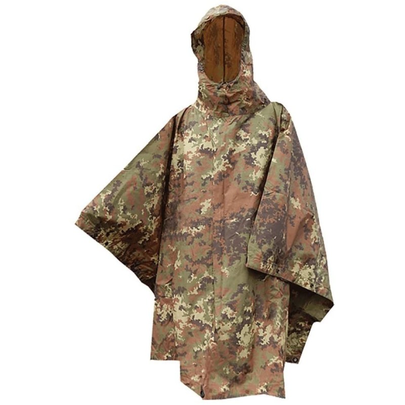 Poncho Ripstop vegetato woodland 2,1 x 1,5m (3,15m² - 7,92 €/m²)
