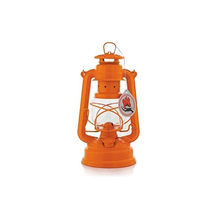 Petroleumlampe Feuerhand 276 Sturmlaterne pastellorange
