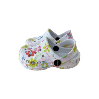 Baby Clogs mit Blumenmuster » günstige Kinderschuhe » Kinder Badeschlappen » Schuhe für Babys & Kleinkinder » Badelatschen mi