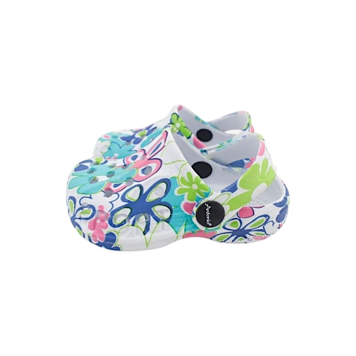 Baby Clogs mit Blumenmuster » günstige Kinderschuhe » Kinder Badeschlappen » Schuhe für Babys & Kleinkinder » Badelatschen mi