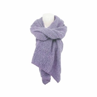 Winter Damen Schal Trapez » Bouclé Damenschal 200x40 cm » Winterschal Trapezschal » Alpaca Touch-Feeling | weich & flauschig