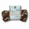 Hundedecke 100x70cm » Hundekuscheldecke » Flanell Liegedecke für Hunde » leicht & dünn - Braun
