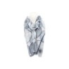 Sommer Damen Schal » Blue Navy Löwenzahn Design » leichter Sommerschal 180 x 90 cm » Halstuch mit abstraktem Muster » Damensc