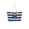 XXL Strandtasche » Maritime Streifen und Anker in blau/weiß » große Familien Handtasche ca. 66 x 40 cm » Maritim Optik Tasche