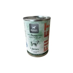 Purus feines Hähnchenfilet + Lamm mit Kartoffel & Birne » 6er Pack Hundefutter » Nassfutter Dosen » 6 x 400g Konserven Allein