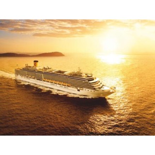 Kreuzfahrten Weltkreuzfahrt: Kreuzfahrt mit der Costa Deliziosa ab/an Savona inkl. Flüge