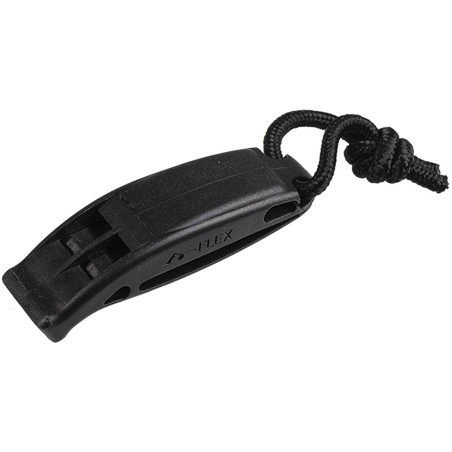 2 Stück Signalpfeife Tactical Molle schwarz - 1,75 €/Stück