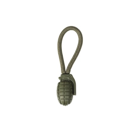 5 Stück Reißverschluss Ring Puller Pineapple oliv - 0,50 €/Stück