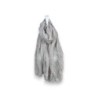 Damen Sommer Schal Glitzer Linien » leichtes Halstuch 180 x 70 cm » Sommerschal mit Glitzerstreifen » weich & dünn - Grau / G